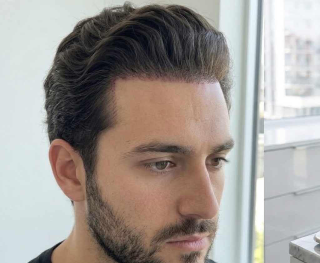 unnatural hair transplant result