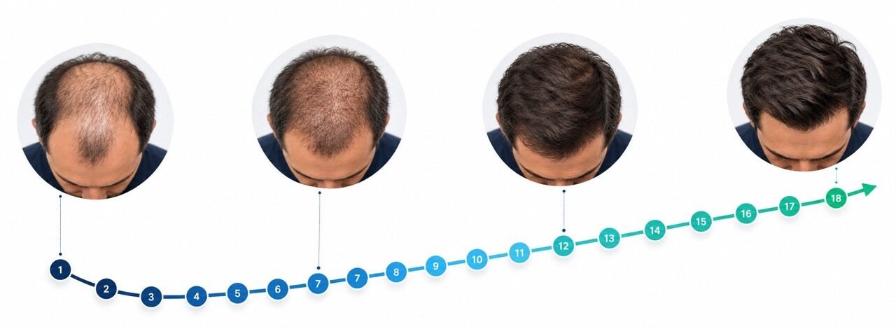 Hair Transplant Timeline