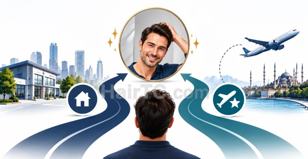 hair transplant near me vs Turkey