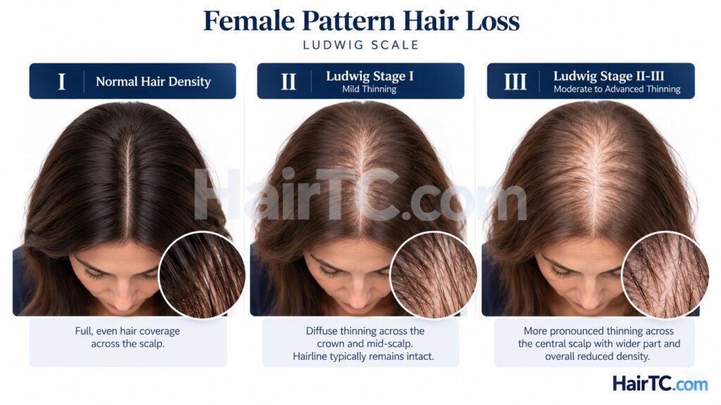 Female Pattern Hair Loss_ Ludwig Scale