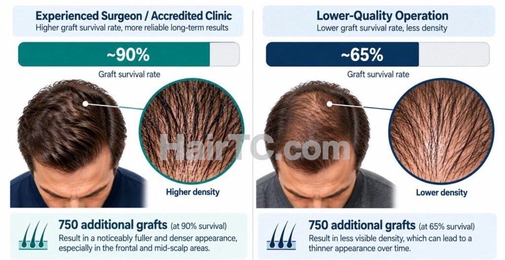 Graft Survival and Hair Density