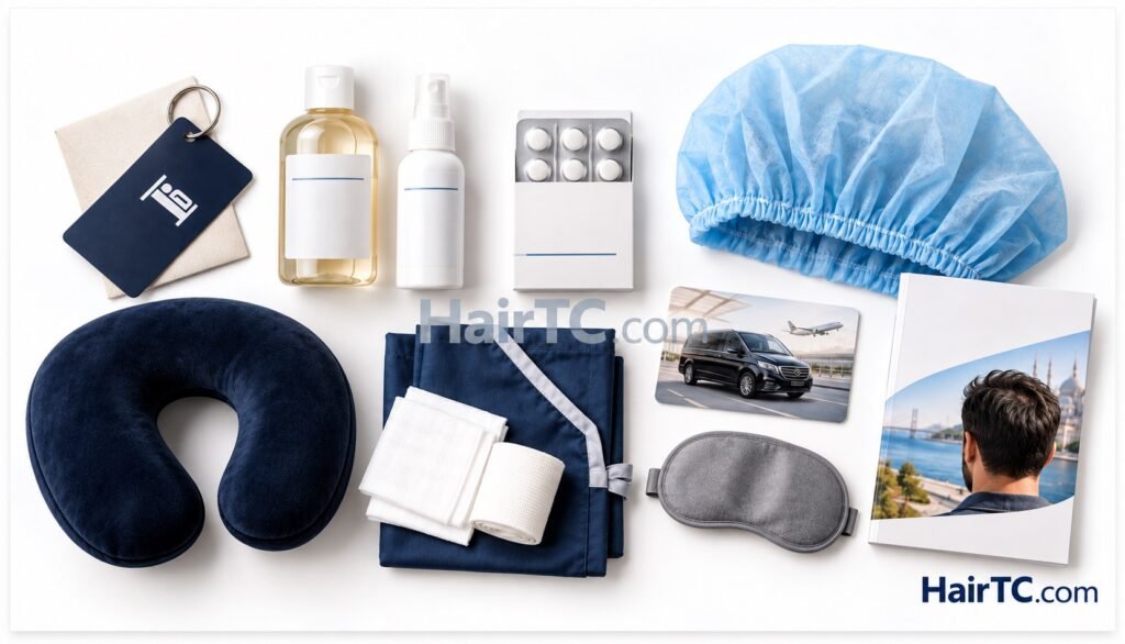 Hair Transplant Turkey package includes