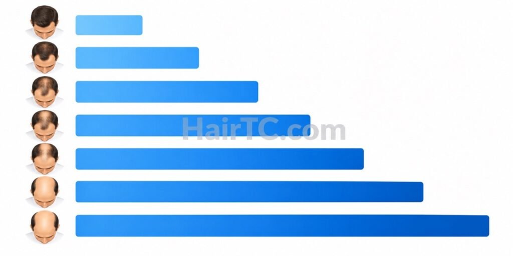 Progressive Hair Loss Stages Chart