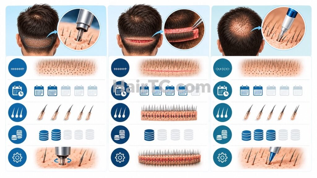 fue vs dhi vs fut technique comparison